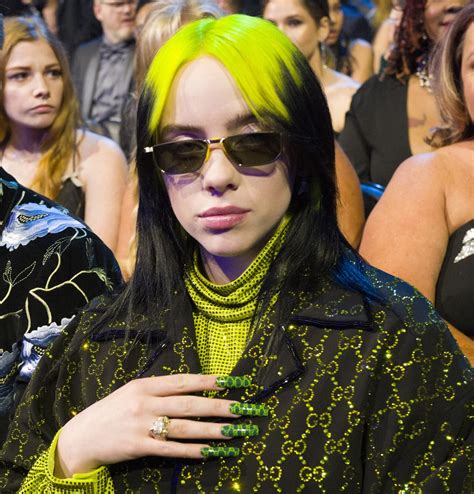 billie eilish gucci nails